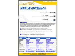 Wide Band Antennas - ICON